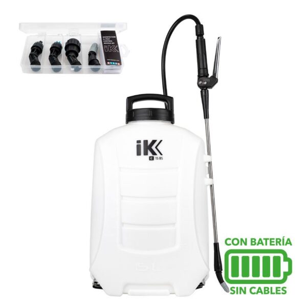 PULVERIZADOR A BATERIA DE 15 LITROS – IK MODELO E-15 BS - Imagen 2