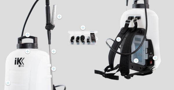 PULVERIZADOR A BATERIA DE 15 LITROS – IK MODELO E-15 BS - Imagen 3